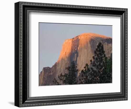 Sunset light on Half Dome. Yosemite National Park, CA-Jamie & Judy Wild-Framed Photographic Print