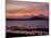 Sunset, looking from Bali to Java, Indonesia, Southeast Asia, Asia-Melissa Kuhnell-Mounted Photographic Print