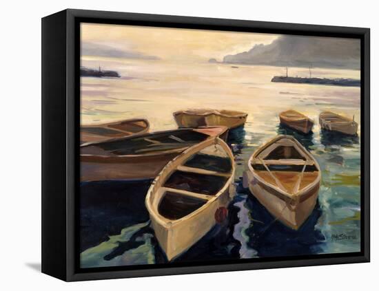 Sunset Marina-Allayn Stevens-Framed Stretched Canvas