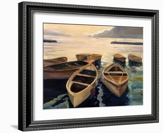 Sunset Marina-Allayn Stevens-Framed Art Print