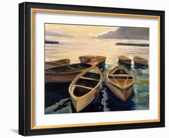 Sunset Marina-Allayn Stevens-Framed Art Print