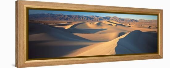 Sunset Mesquite Flat Dunes Death Valley National Park Ca USA-null-Framed Stretched Canvas