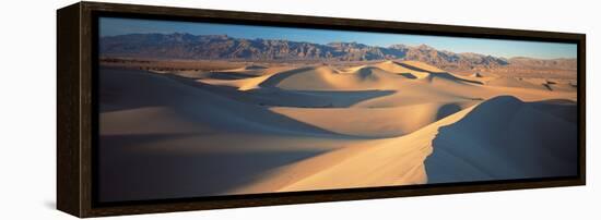 Sunset Mesquite Flat Dunes Death Valley National Park Ca USA-null-Framed Stretched Canvas