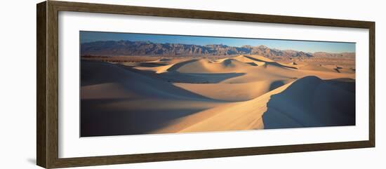 Sunset Mesquite Flat Dunes Death Valley National Park Ca USA-null-Framed Photographic Print