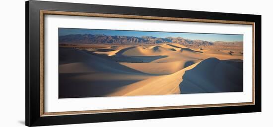 Sunset Mesquite Flat Dunes Death Valley National Park Ca USA-null-Framed Photographic Print