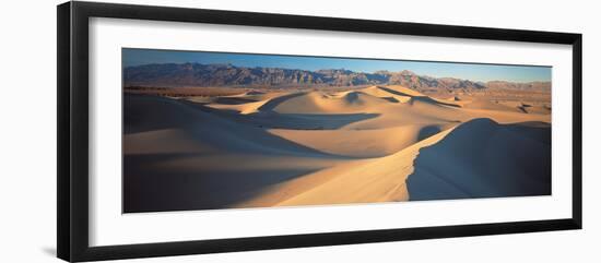 Sunset Mesquite Flat Dunes Death Valley National Park Ca USA-null-Framed Photographic Print