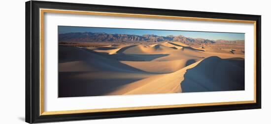 Sunset Mesquite Flat Dunes Death Valley National Park Ca USA-null-Framed Photographic Print