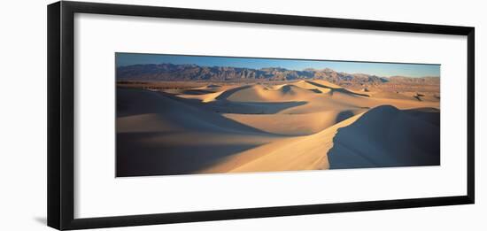 Sunset Mesquite Flat Dunes Death Valley National Park Ca USA-null-Framed Photographic Print