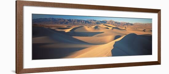 Sunset Mesquite Flat Dunes Death Valley National Park Ca USA-null-Framed Photographic Print