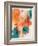 Sunset Moon 01-Ishita Banerjee-Framed Art Print