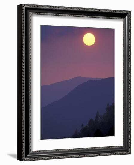 Sunset, Morton Overlook, Great Smoky Mountains National Park, Tennessee, USA-Adam Jones-Framed Photographic Print