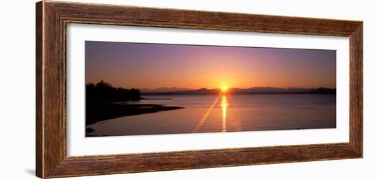 Sunset Near Burlington Vermont USA-null-Framed Photographic Print