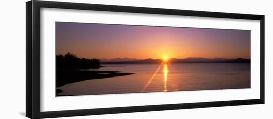 Sunset Near Burlington Vermont USA-null-Framed Photographic Print