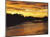 Sunset near Rexburg, Snake River, Idaho, USA-Charles Gurche-Mounted Photographic Print