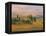 Sunset Near San Quirico D'Orcia, Val D'Orcia, Siena Province, Tuscany, Italy, Europe-Sergio Pitamitz-Framed Premier Image Canvas