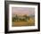 Sunset Near San Quirico D'Orcia, Val D'Orcia, Siena Province, Tuscany, Italy, Europe-Sergio Pitamitz-Framed Photographic Print