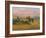 Sunset Near San Quirico D'Orcia, Val D'Orcia, Siena Province, Tuscany, Italy, Europe-Sergio Pitamitz-Framed Photographic Print