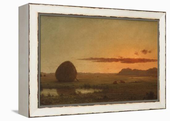 Sunset, Newburyport Meadows, 1863-Martin Johnson Heade-Framed Premier Image Canvas