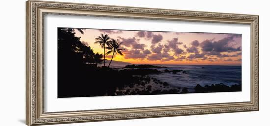 Sunset North Shore, Oahu, Hawaii-null-Framed Photographic Print