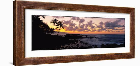 Sunset North Shore, Oahu, Hawaii-null-Framed Photographic Print