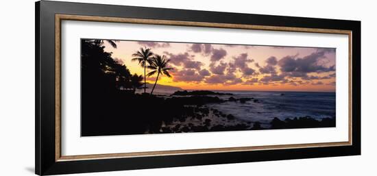 Sunset North Shore, Oahu, Hawaii-null-Framed Photographic Print