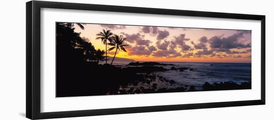 Sunset North Shore, Oahu, Hawaii-null-Framed Photographic Print