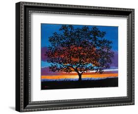 Sunset Oak-Patty Baker-Framed Art Print