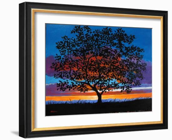 Sunset Oak-Patty Baker-Framed Art Print