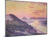 Sunset of Ambleteuse, Pas De Calais, 1899-Theo van Rysselberghe-Mounted Giclee Print