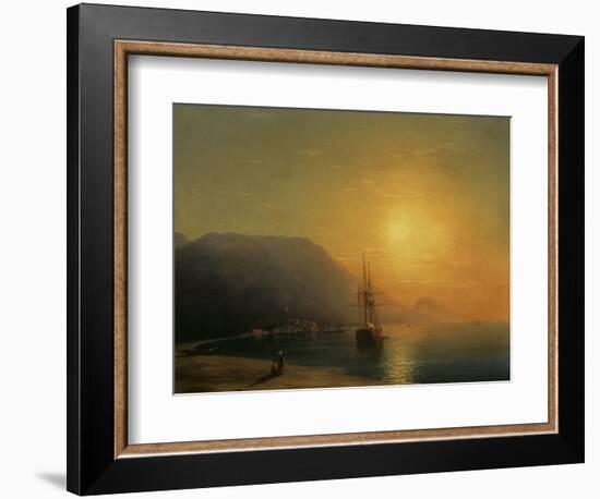 Sunset off Ayu Dag in the Crimea, 1861-Ivan Konstantinovich Aivazovsky-Framed Giclee Print