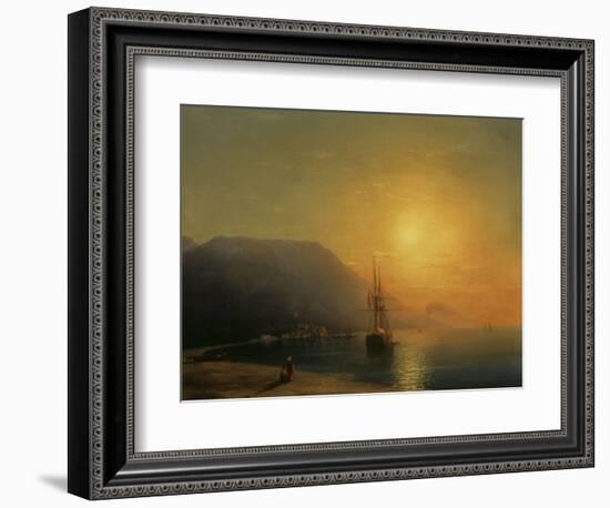 Sunset off Ayu Dag in the Crimea, 1861-Ivan Konstantinovich Aivazovsky-Framed Giclee Print