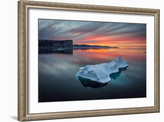 Sunset Off of Scott Island-Brent Stephenson-Framed Photographic Print