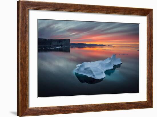 Sunset Off of Scott Island-Brent Stephenson-Framed Photographic Print