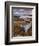 Sunset, Old Blue Fishing Boat, Inverasdale, Loch Ewe, Wester Ross, North West Scotland-Neale Clarke-Framed Photographic Print