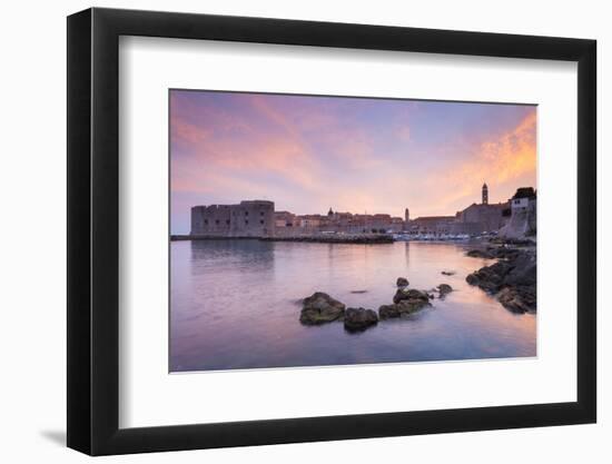 Sunset, Old Town, Dubrovnik, Croatia-Jordan Banks-Framed Photographic Print