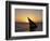 Sunset on a Felucca Fishing Boat, Tunisia-Michele Molinari-Framed Photographic Print