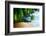 Sunset on Beach Anse Takamaka of Mahe Island, Seychelles-Iakov Kalinin-Framed Photographic Print