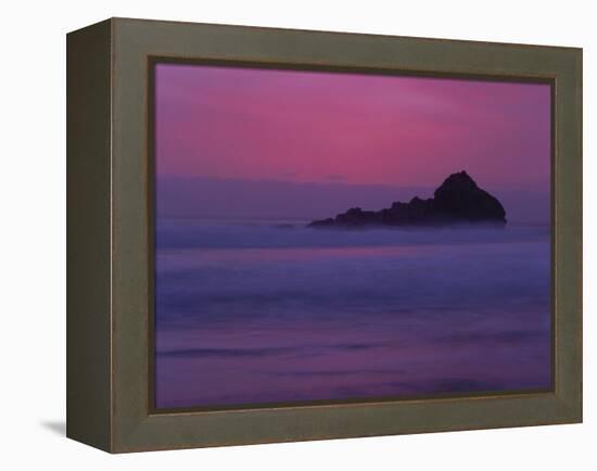 Sunset on Big Sur, Pfeiffer Beach State Park, California, USA-Jerry Ginsberg-Framed Premier Image Canvas