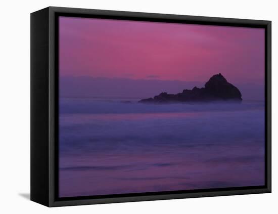 Sunset on Big Sur, Pfeiffer Beach State Park, California, USA-Jerry Ginsberg-Framed Premier Image Canvas