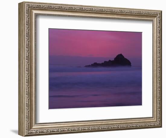 Sunset on Big Sur, Pfeiffer Beach State Park, California, USA-Jerry Ginsberg-Framed Photographic Print