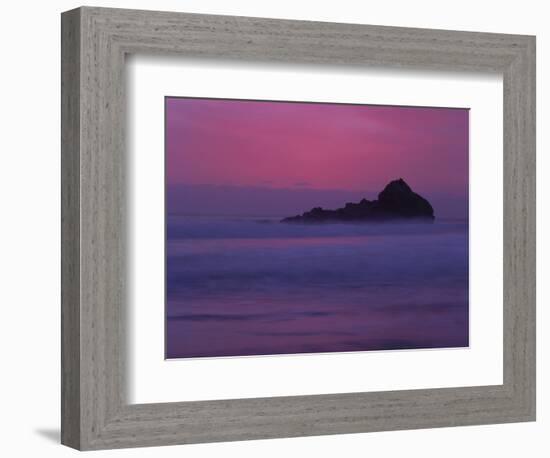 Sunset on Big Sur, Pfeiffer Beach State Park, California, USA-Jerry Ginsberg-Framed Photographic Print