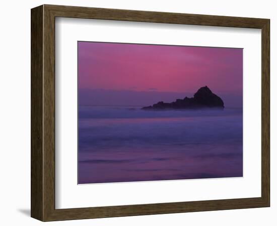 Sunset on Big Sur, Pfeiffer Beach State Park, California, USA-Jerry Ginsberg-Framed Photographic Print