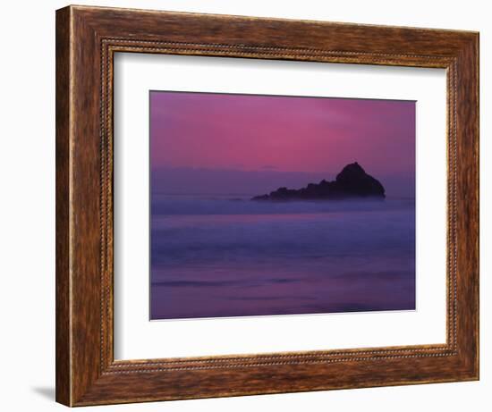 Sunset on Big Sur, Pfeiffer Beach State Park, California, USA-Jerry Ginsberg-Framed Photographic Print