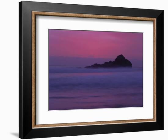 Sunset on Big Sur, Pfeiffer Beach State Park, California, USA-Jerry Ginsberg-Framed Photographic Print