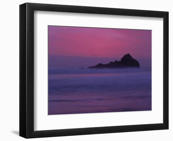 Sunset on Big Sur, Pfeiffer Beach State Park, California, USA-Jerry Ginsberg-Framed Photographic Print