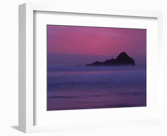 Sunset on Big Sur, Pfeiffer Beach State Park, California, USA-Jerry Ginsberg-Framed Photographic Print