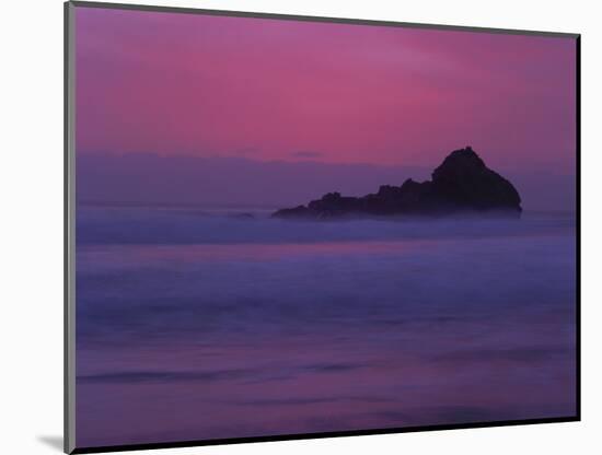 Sunset on Big Sur, Pfeiffer Beach State Park, California, USA-Jerry Ginsberg-Mounted Photographic Print