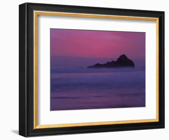 Sunset on Big Sur, Pfeiffer Beach State Park, California, USA-Jerry Ginsberg-Framed Photographic Print