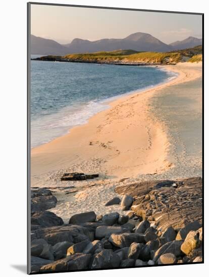 Sunset on Borve Beach, Isle of Harris, Hebrides, Scotland, UK-Nadia Isakova-Mounted Photographic Print