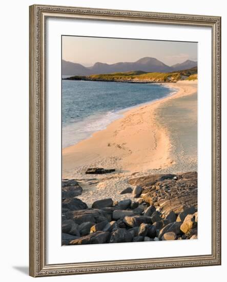 Sunset on Borve Beach, Isle of Harris, Hebrides, Scotland, UK-Nadia Isakova-Framed Photographic Print